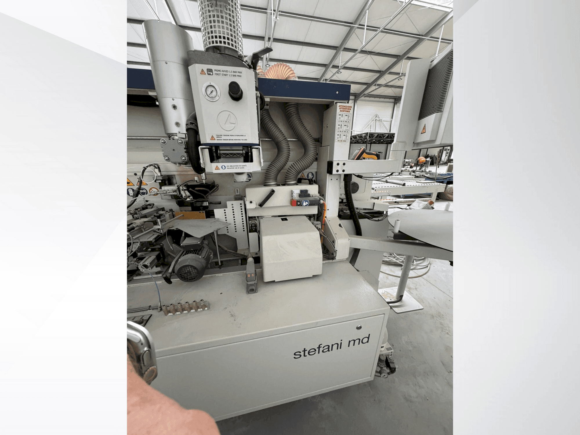 Widok z przodu maszyny SCM STEFANI MD