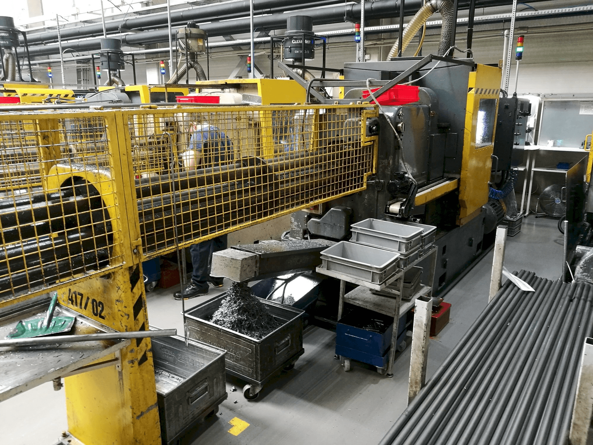 Widok z przodu maszyny Wickman 1 3/8"-6