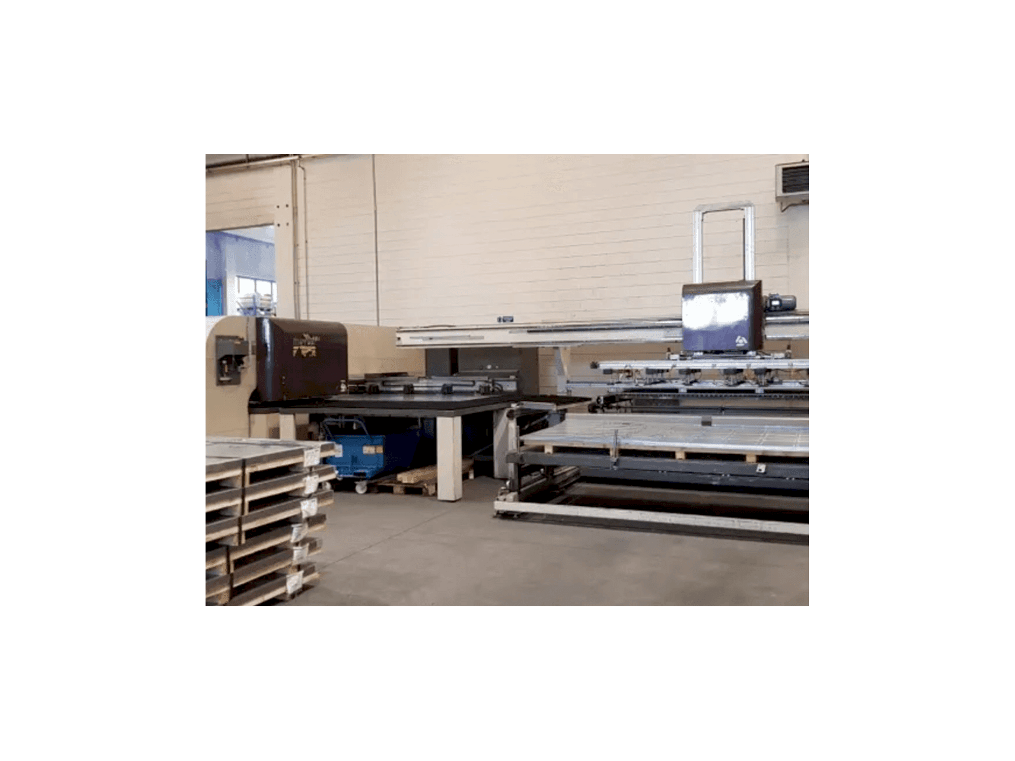 Widok z przodu maszyny DANOBAT P1631