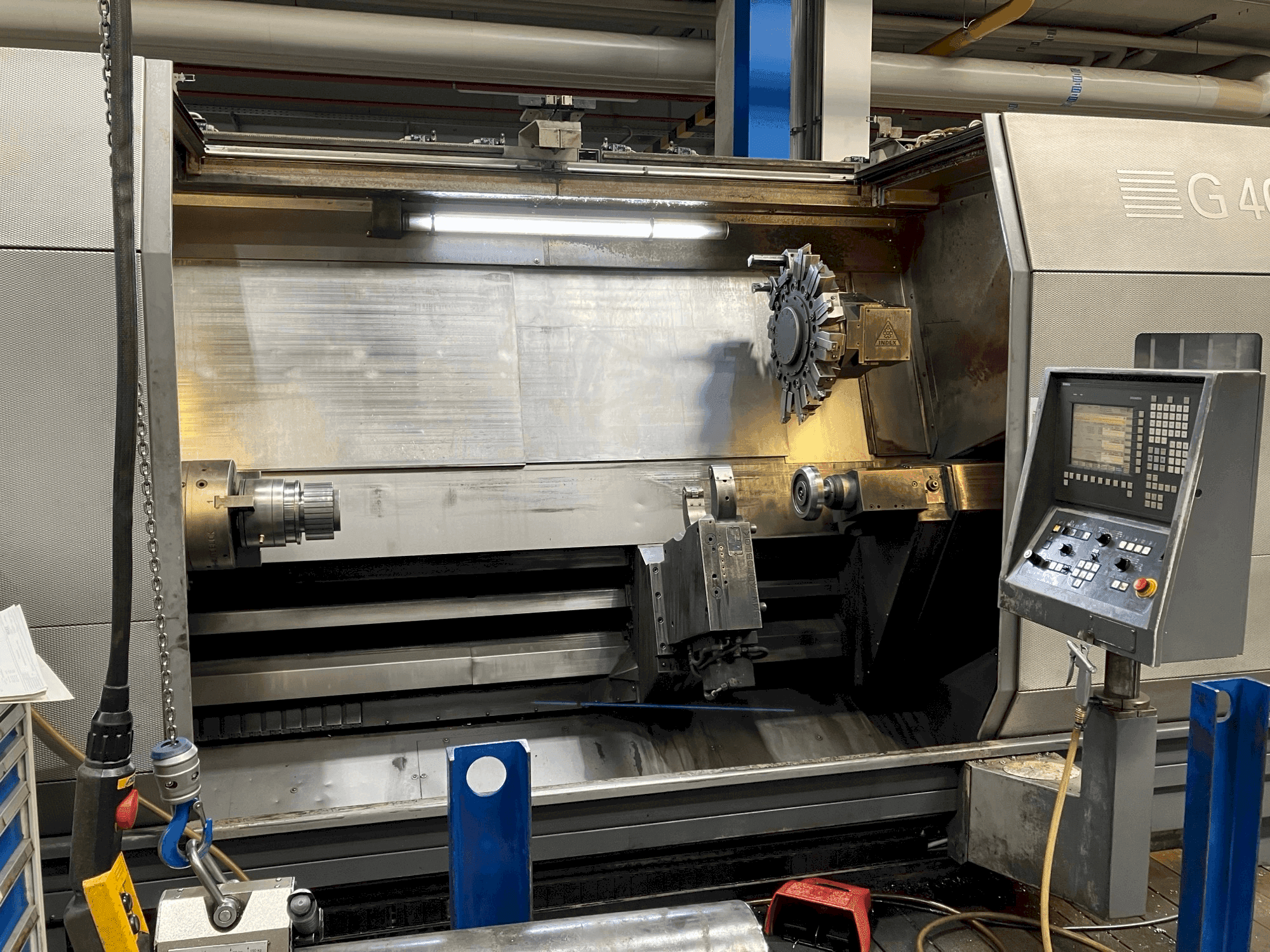 Widok z przodu maszyny Index G 400 Ratio Line