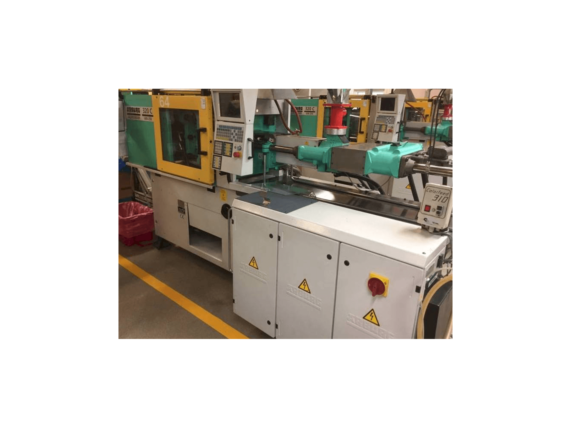 Widok z przodu maszyny Arburg 320 C 600-250