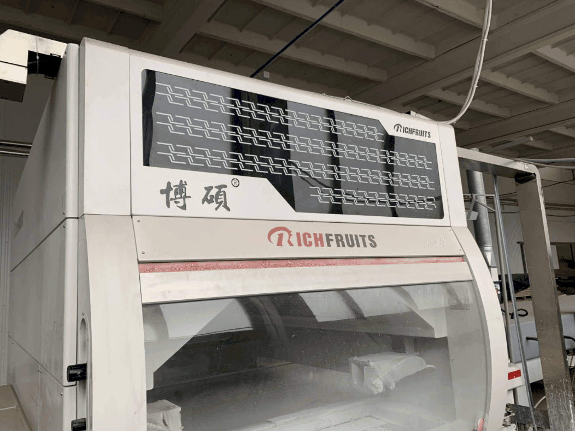 Widok z przodu maszyny GIARDINA RICHFRUITS / NEOMEC / KREMLIN Painting Line