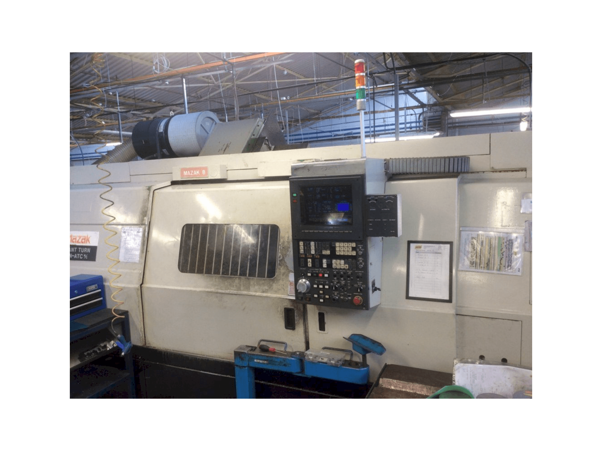 Widok z przodu maszyny Mazak Slant Turn 28N - ATC M/C