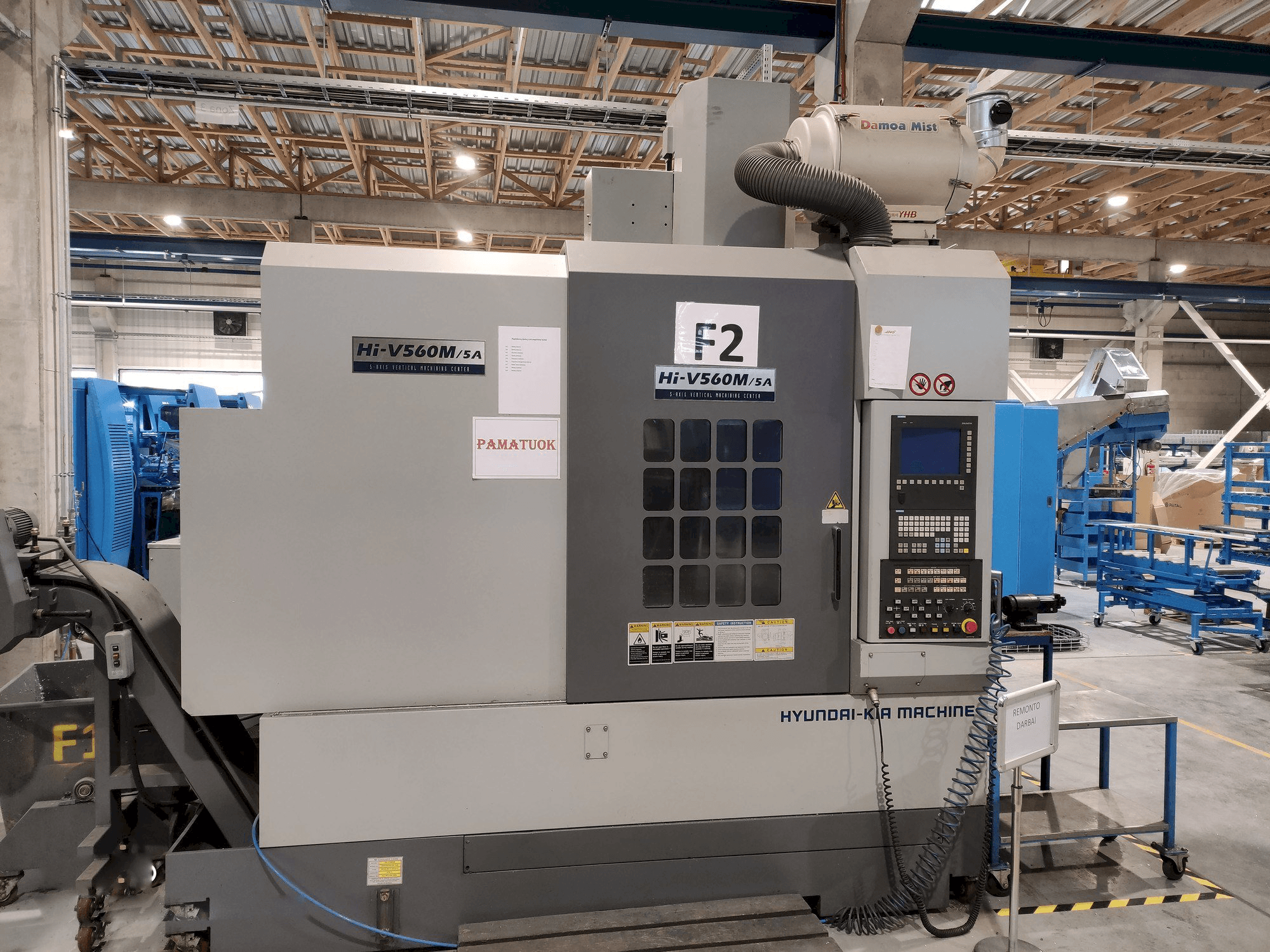 Widok z przodu maszyny Hyundai Kia Hi-V560M/5A