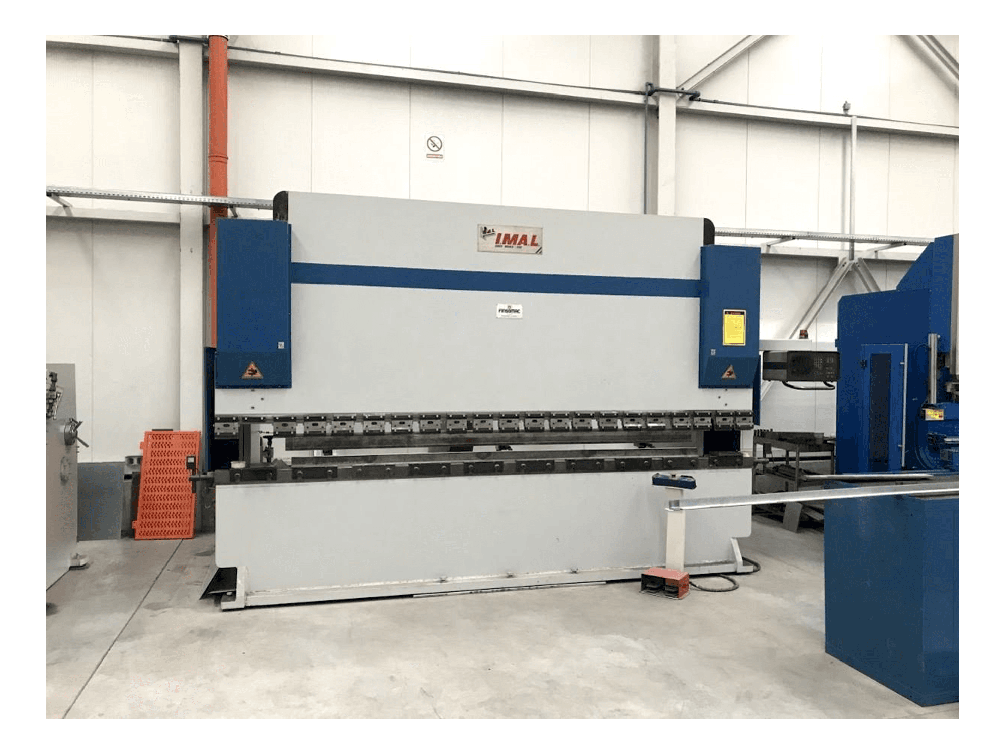 Widok z przodu maszyny I.MA.L. E3A