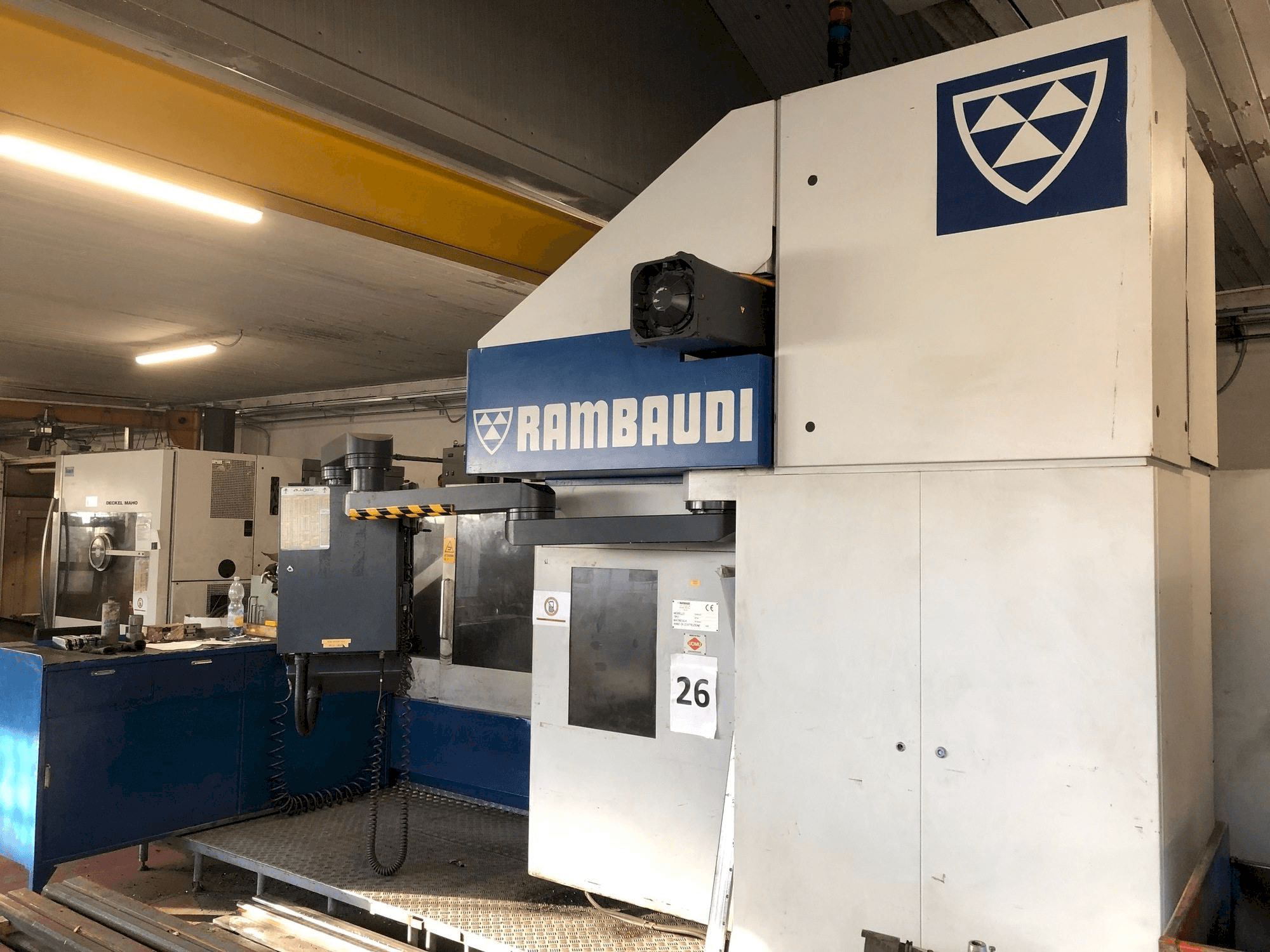 Widok z przodu maszyny Rambaudi Ramfast RF105