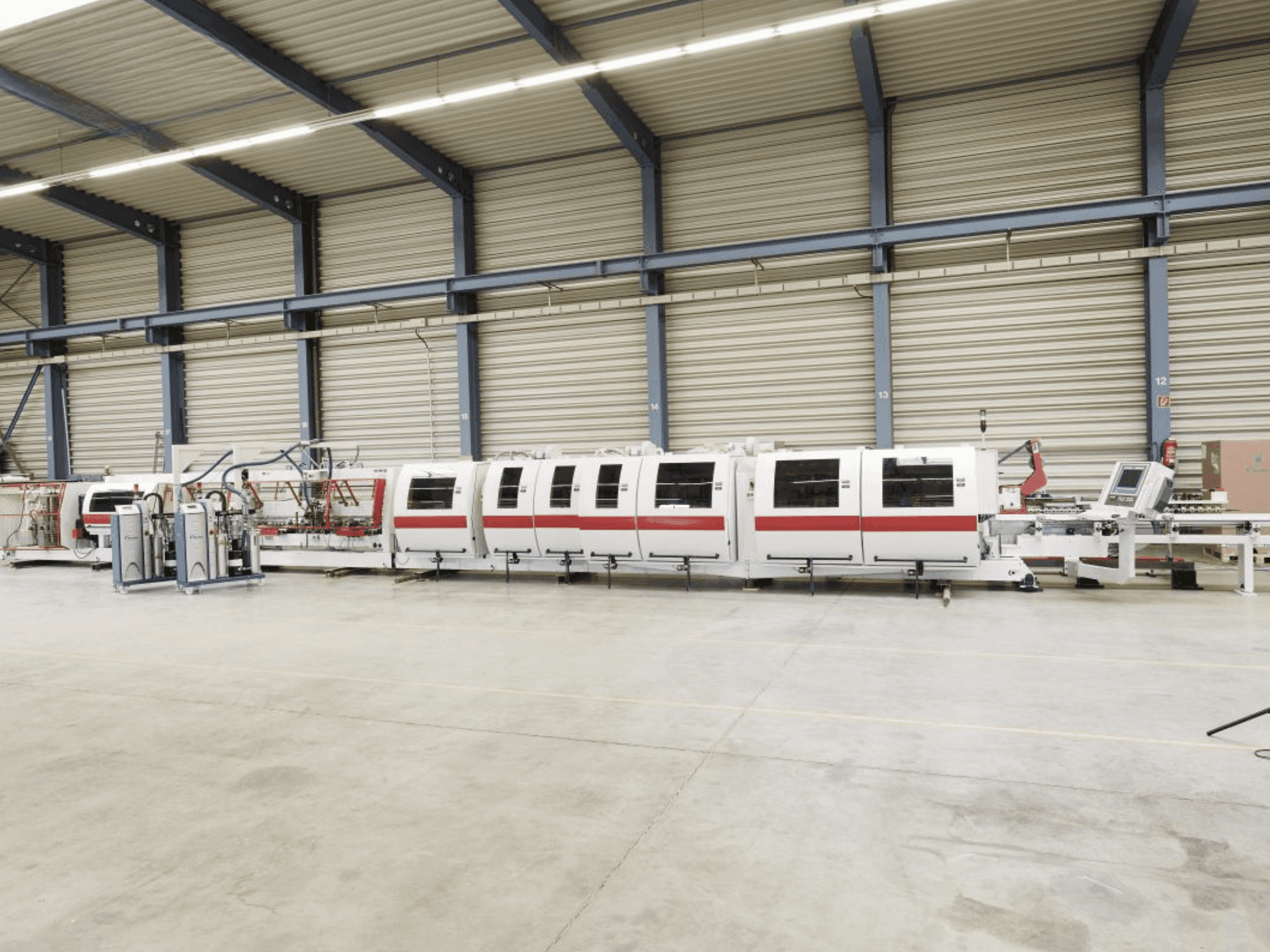 Widok z przodu maszyny WEHRMANN Combima /K/I/R80/1260/V